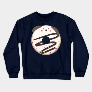 Vanilla Kawaii Donut Dog Crewneck Sweatshirt